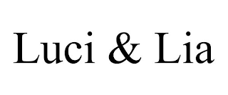 LUCI &amp; LIA trademark