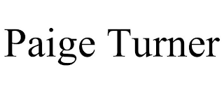 PAIGE TURNER trademark