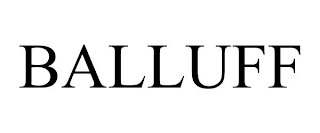 BALLUFF trademark