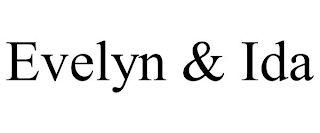 EVELYN &amp; IDA trademark