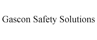 GASCON SAFETY SOLUTIONS trademark