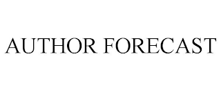 AUTHOR FORECAST trademark