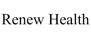 RENEW HEALTH trademark