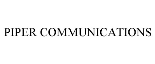 PIPER COMMUNICATIONS trademark