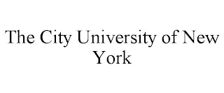 THE CITY UNIVERSITY OF NEW YORK