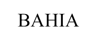 BAHIA trademark