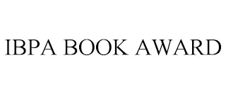 IBPA BOOK AWARD trademark