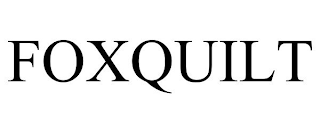 FOXQUILT trademark