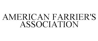 AMERICAN FARRIER'S ASSOCIATION trademark