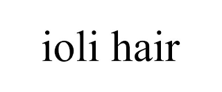 IOLI HAIR trademark