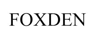 FOXDEN trademark