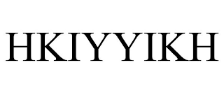 HKIYYIKH trademark