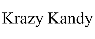 KRAZY KANDY trademark