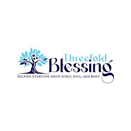 THREEFOLD BLESSING HELPING EVERYONE GROW SPIRIT, SOUL AND BODY trademark