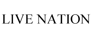 LIVE NATION trademark