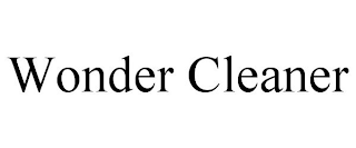 WONDER CLEANER trademark