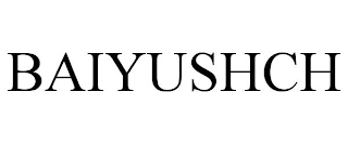 BAIYUSHCH trademark