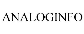 ANALOGINFO