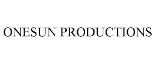 ONESUN PRODUCTIONS