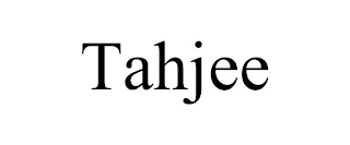 TAHJEE