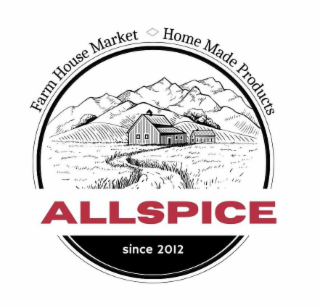 ALLSPICE SINCE 2012 FARM HOUSE MARKET HOME MADE PRODUCTS