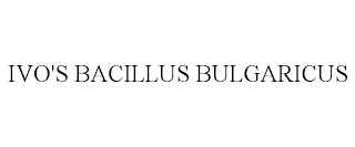 IVO'S BACILLUS BULGARICUS