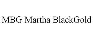 MBG MARTHA BLACKGOLD