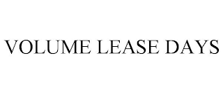 VOLUME LEASE DAYS