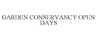 GARDEN CONSERVANCY OPEN DAYS