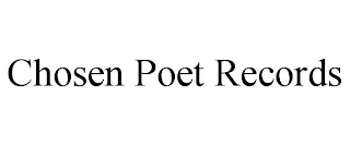 CHOSEN POET RECORDS