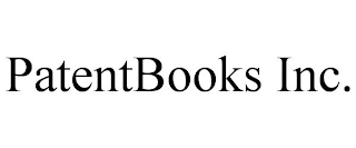 PATENTBOOKS INC.