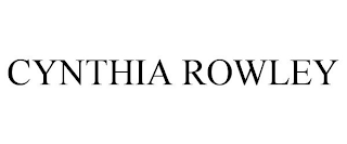 CYNTHIA ROWLEY