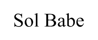 SOL BABE trademark
