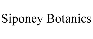 SIPONEY BOTANICS
