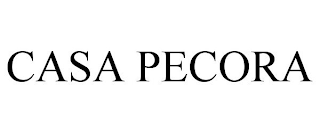 CASA PECORA