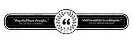 "THEY SHALL HAVE THE RIGHT..." THE 1785 TREATY OF HOPEWELL ONE PEOPLE. ONE HERITAGE "SHALL BE ENTITLED TO A DELEGATE..." THE 1835 TREATY OF NEW ECHOTA.