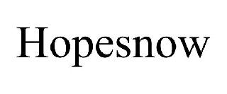HOPESNOW