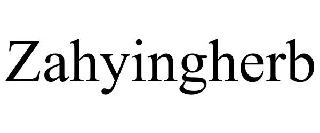 ZAHYINGHERB