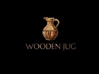 WOODEN JUG