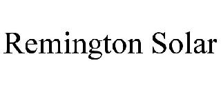 REMINGTON SOLAR