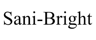 SANI-BRIGHT trademark