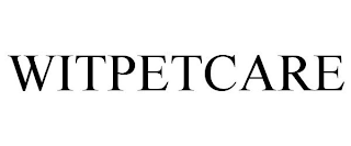 WITPETCARE trademark