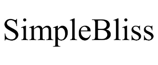 SIMPLEBLISS trademark