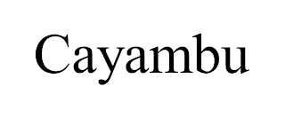 CAYAMBU trademark