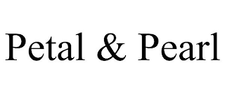 PETAL &amp; PEARL trademark