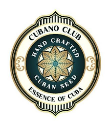 CUBANO CLUB HAND CRAFTED CUBAN SEED ESSENCE OF CUBA trademark