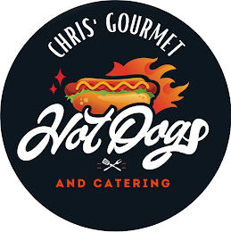 CHRIS'GOURMET HOTDOGS AND CATERING trademark