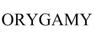 ORYGAMY trademark