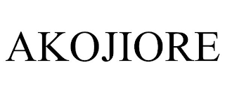 AKOJIORE trademark