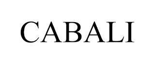 CABALI trademark